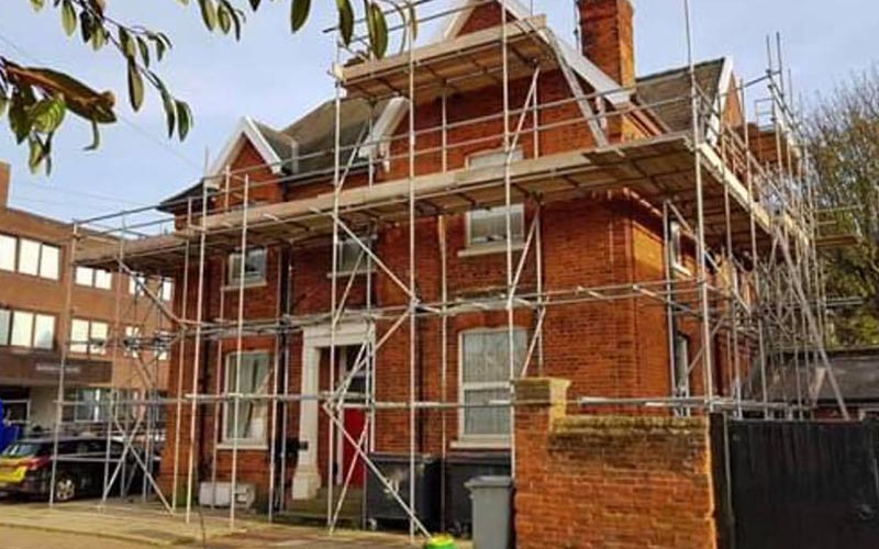 Scaffolding House Bungalow Essex London Scaffolding House Bungalow Essex London